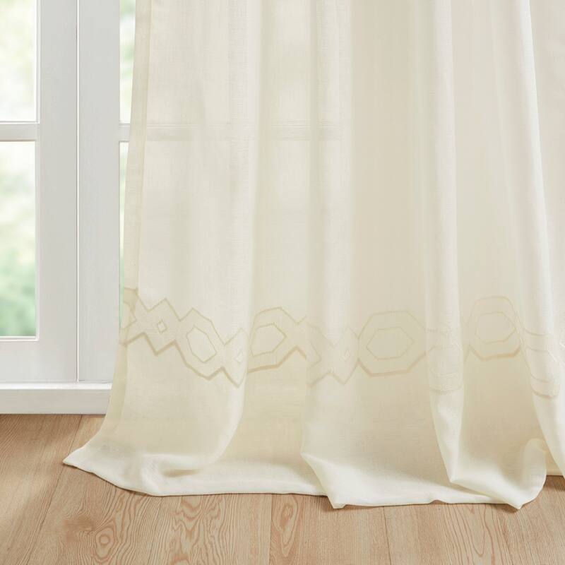 Croscill Cornelli Embroidery Curtain Panel (Single)