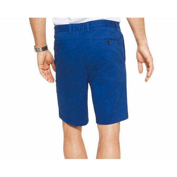 Shop Michael Kors Nautical Mens Solid Stretch Resort Shorts Free