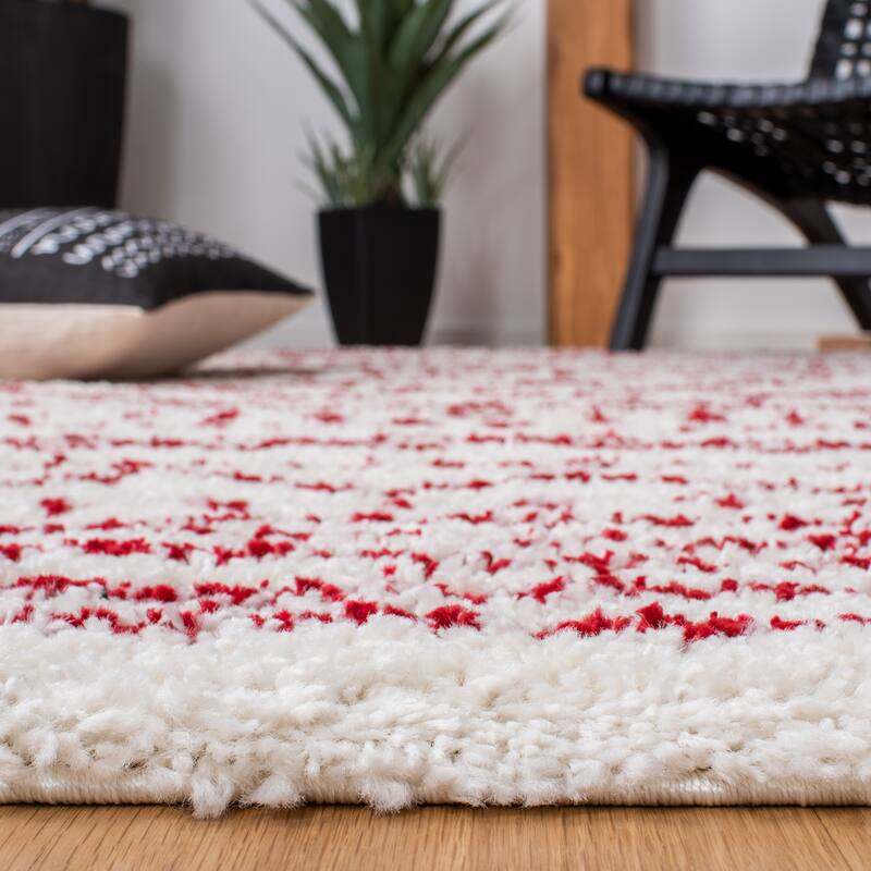 SAFAVIEH Arizona Shag Lotta Moroccan 1.2-inch Thick Rug