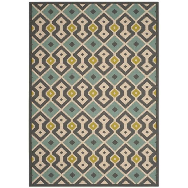 SAFAVIEH Hampton Mandi Modern Indoor/ Outdoor Waterproof Patio Backyard