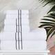 Turkish Cotton 6 Piece Absorbent Heavyweight Towel Set by Superior - Navy Blue