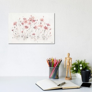 iCanvas "Wildflowers Pink I" by Lisa Audit Canvas Print
