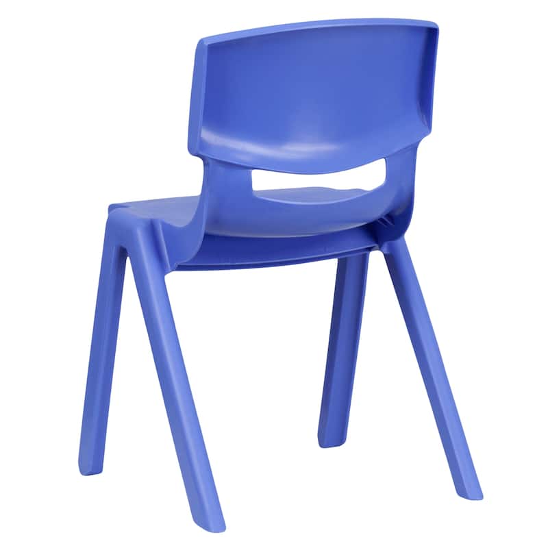 2 Pack Plastic Stack School Chair with 13.25"H Seat, K-2 School Chair