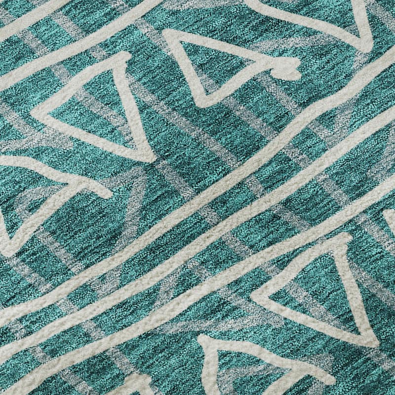 Premium Washable Super Soft Geo Mayfield Rug