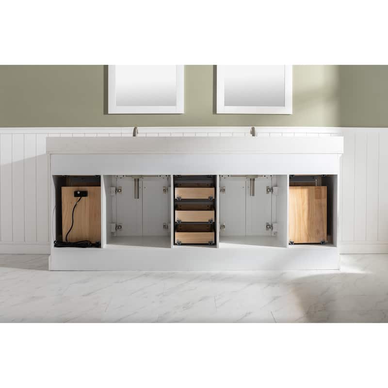 Milano 84" Double Sink Vanity