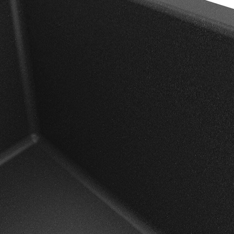 Karran Undermount 24.38 in Single Bowl Quartz Kitchen Sink