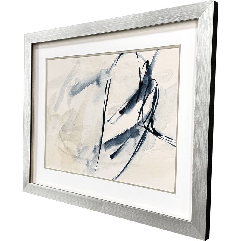 Paragon Indigo Markings IV Framed Art