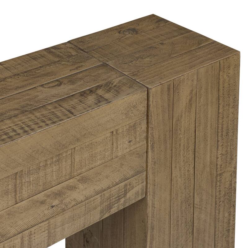 Poly & Bark Frome Solid Pine Wood Console Table (60")