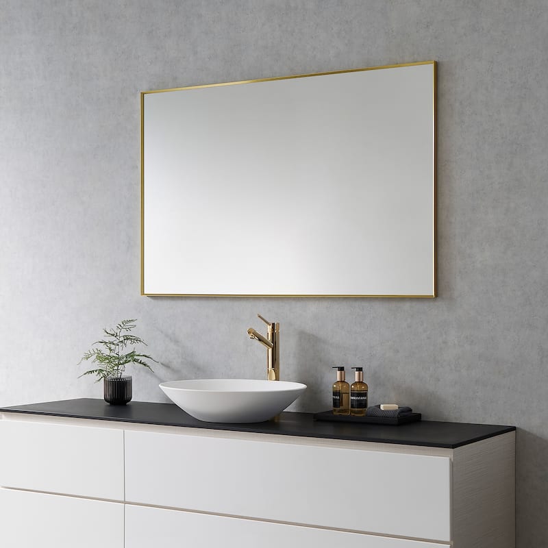 Altair Sassi Bathroom/Vanity Aluminum Framed Wall Mirror