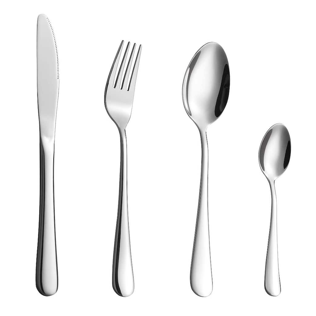 Velaze Beta 16-Piece Silverware Flatware Set, Service for 4