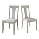 preview thumbnail 19 of 28, CraftPorch Vintage Style Wooden Dining Chairs (Set of 2) White