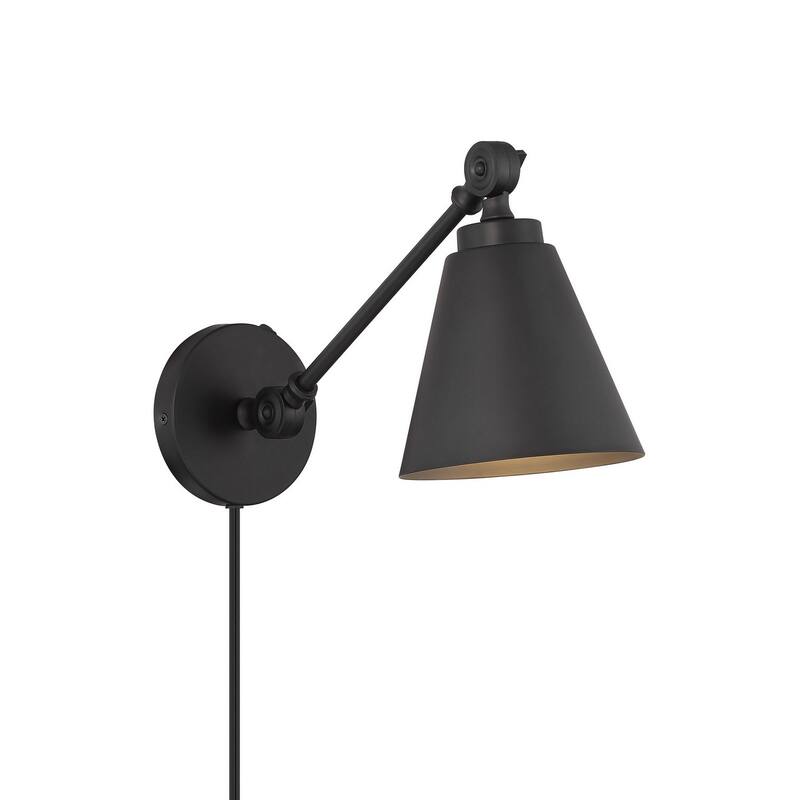 Wall Sconce in Matte Black