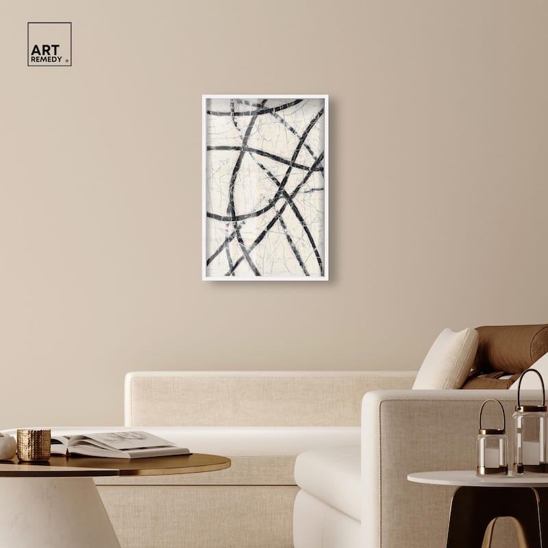 Intersecting Lines II Shadowbox by Art Remedy