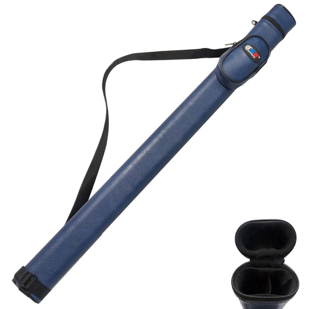 GSE™ 1x1 Hard Billiard Pool Cue Stick Carrying Case, Billiard Cue Case Holds 1 Butts/1 Shafts (5 Colors)