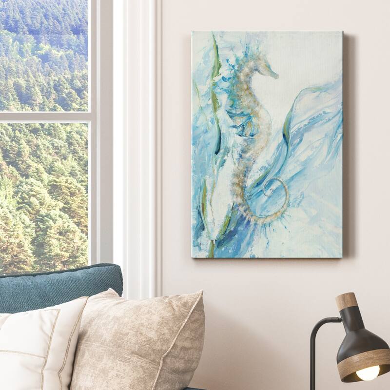 New Seahorse Premium Gallery Wrapped Canvas - Ready to Hang