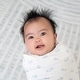 preview thumbnail 2 of 3, HALO SleepSack swaddle, 100% cotton, Blue Floral Vintage Stripe, NB, 0-3M - newborn