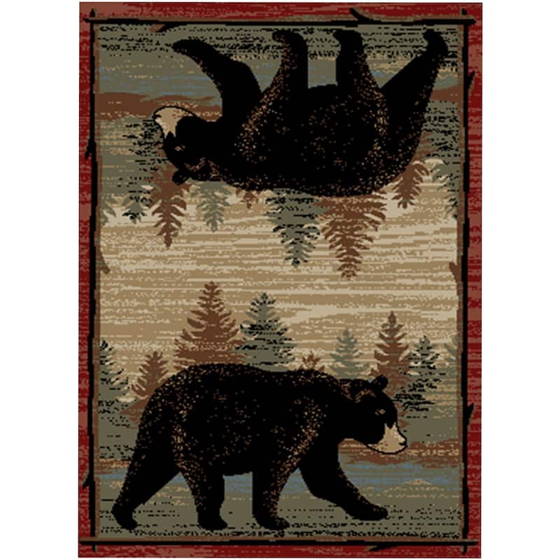 Lodge King Riverwatch Multi Lodge Area Rug