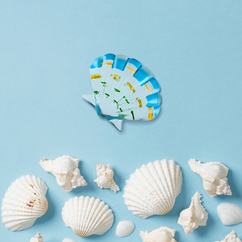 Cotton Candy Under the Sea Crystal Oyster Decoration - 2.25"