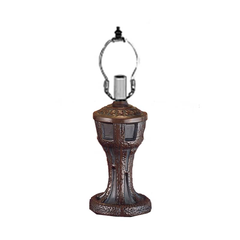 Meyda Tiffany 25019 Fauxurn 9" Tall Lamp Base