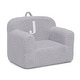 preview thumbnail 2 of 2, Personalized Monogram Cozee Sherpa Chair - Customize with Letter J - Foam Kids Chair for Ages 18 Months and Up