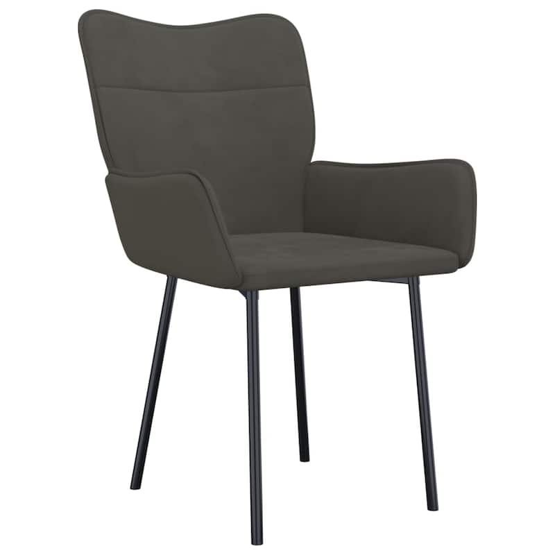 vidaXL Dining Chairs 2 Pcs Accent Upholstered Chair for Living Room Velvet - 21.7" x 23" x 32.1"