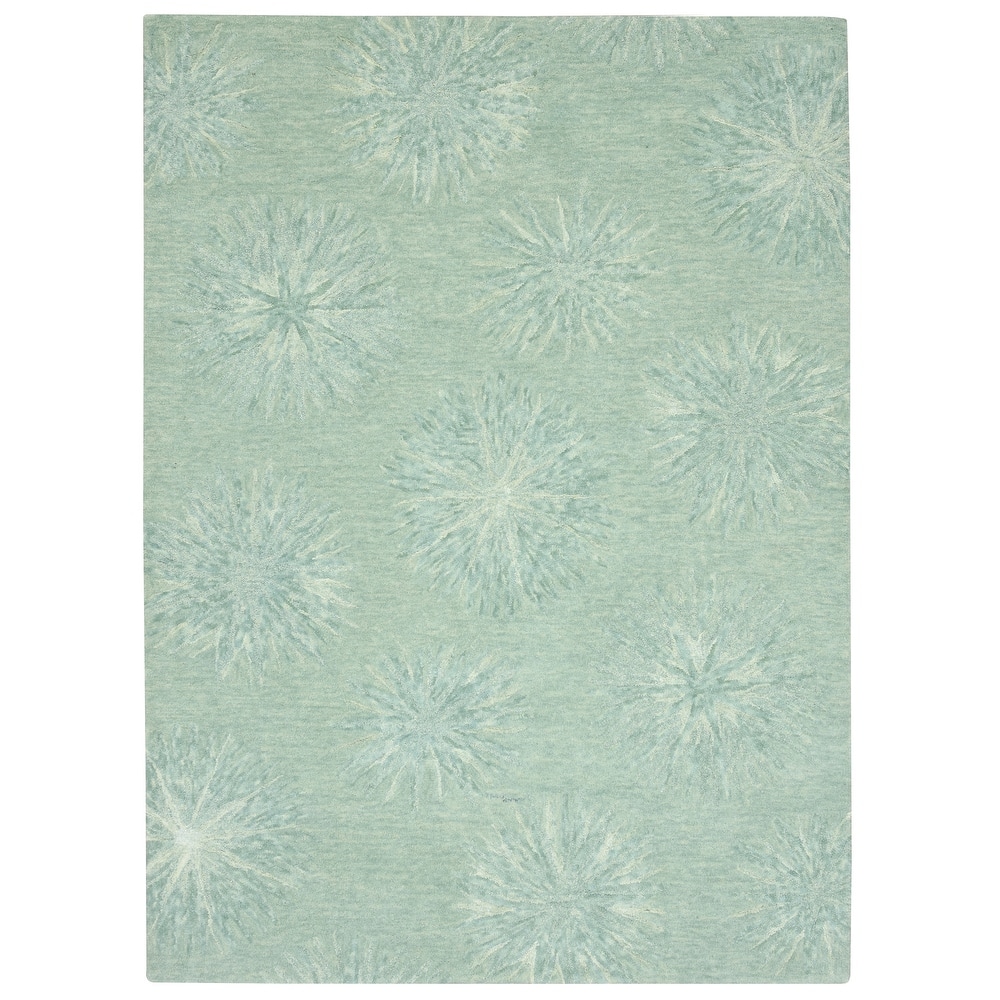 Domani Craft Abstract Star Wool Hand-Tufted Area Rug