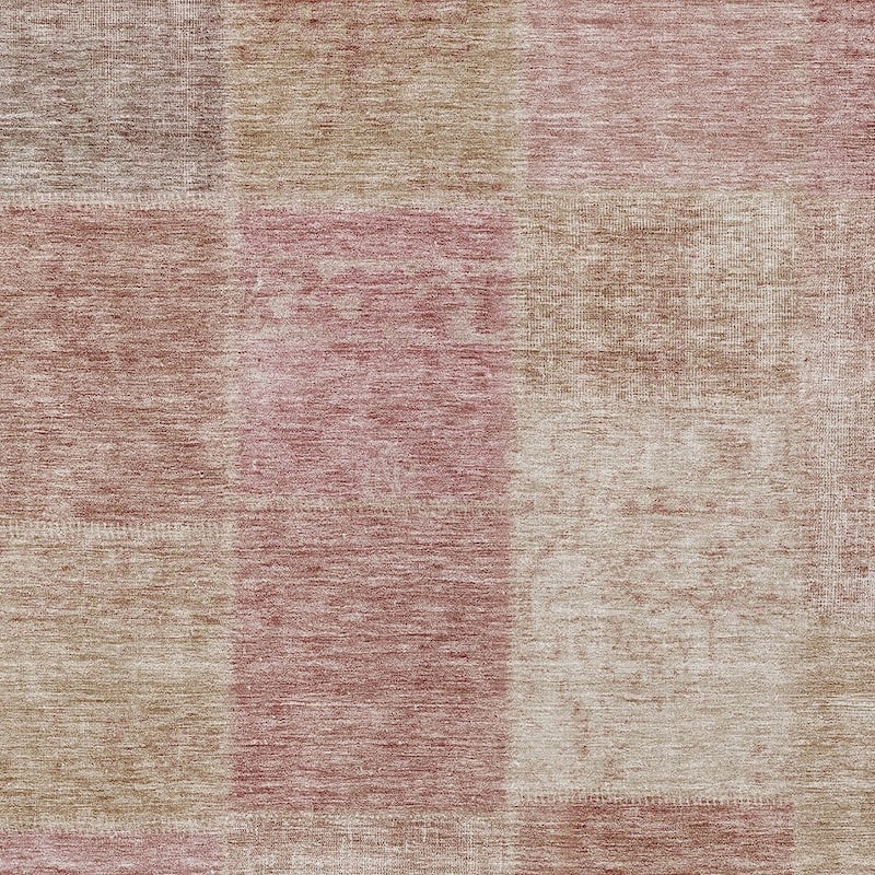 HomeRoots Patchwork Transitional Rectangle Outdoor Rug