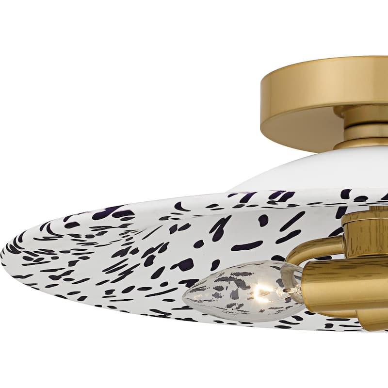 Light Gold Flush Mount from the Indigo Collection