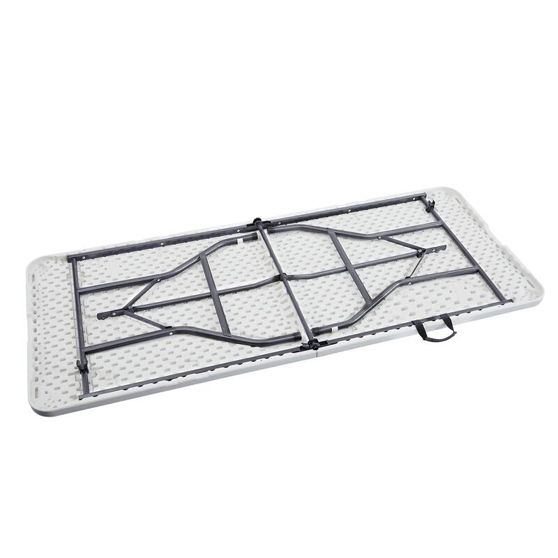 Folding Table Foldable Table Portable Collapsible Table Multipurpose Rectangular Resin Fold Up Table for Outdoor Camping