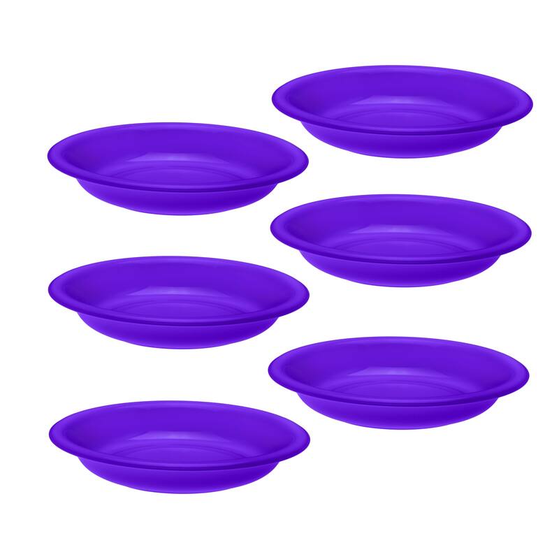 Plastic Plate 15-Ounce Microwavable,Dishwasher Safe