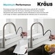 preview thumbnail 102 of 144, Kraus 2-Function 1-Handle 1-Hole Pulldown Sprayer Brass Kitchen Faucet