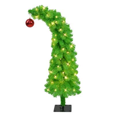 Puleo International 4' Pre-Lit Artificial Whimsical Christmas Tree