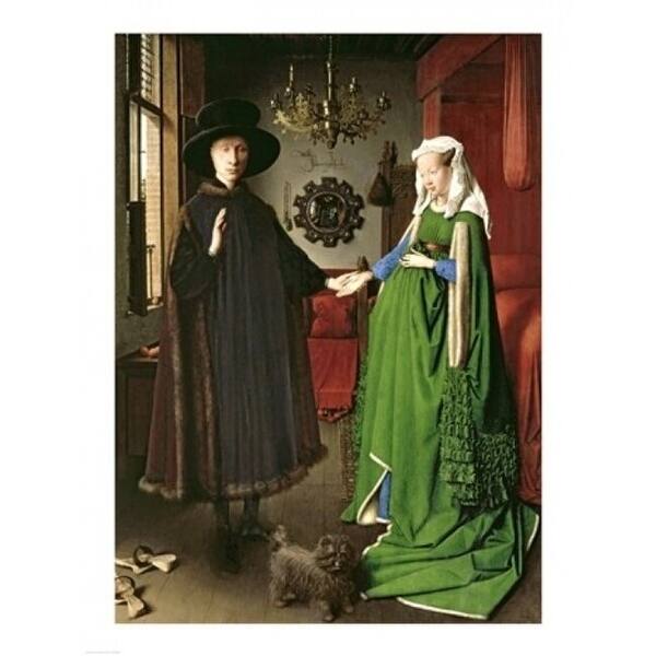 The Portrait Of Giovanni Arnolfini And His Wife Giovanna Cenami Poster ...