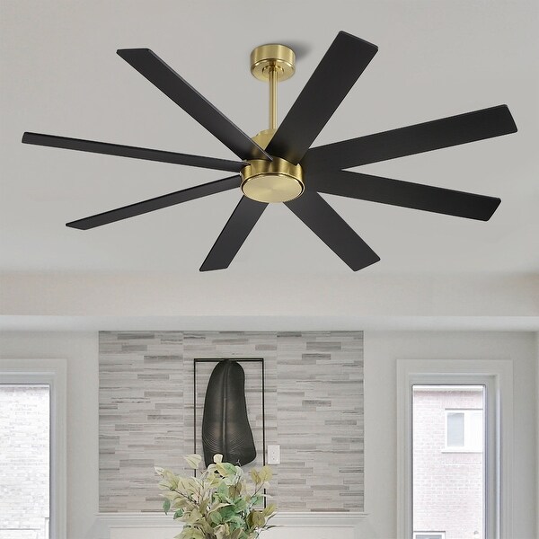 MLiAN 60 in. 8-Plywood Blades Indoor Ceiling Fan With Remote