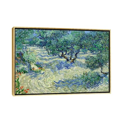 iCanvas "Olive Orchard" by Vincent van Gogh Framed Canvas Print