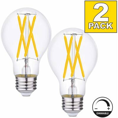 Dimmable LED Light Bulb, 12 Watt, Medium Base E26 2700K (Warm White) - Warm White