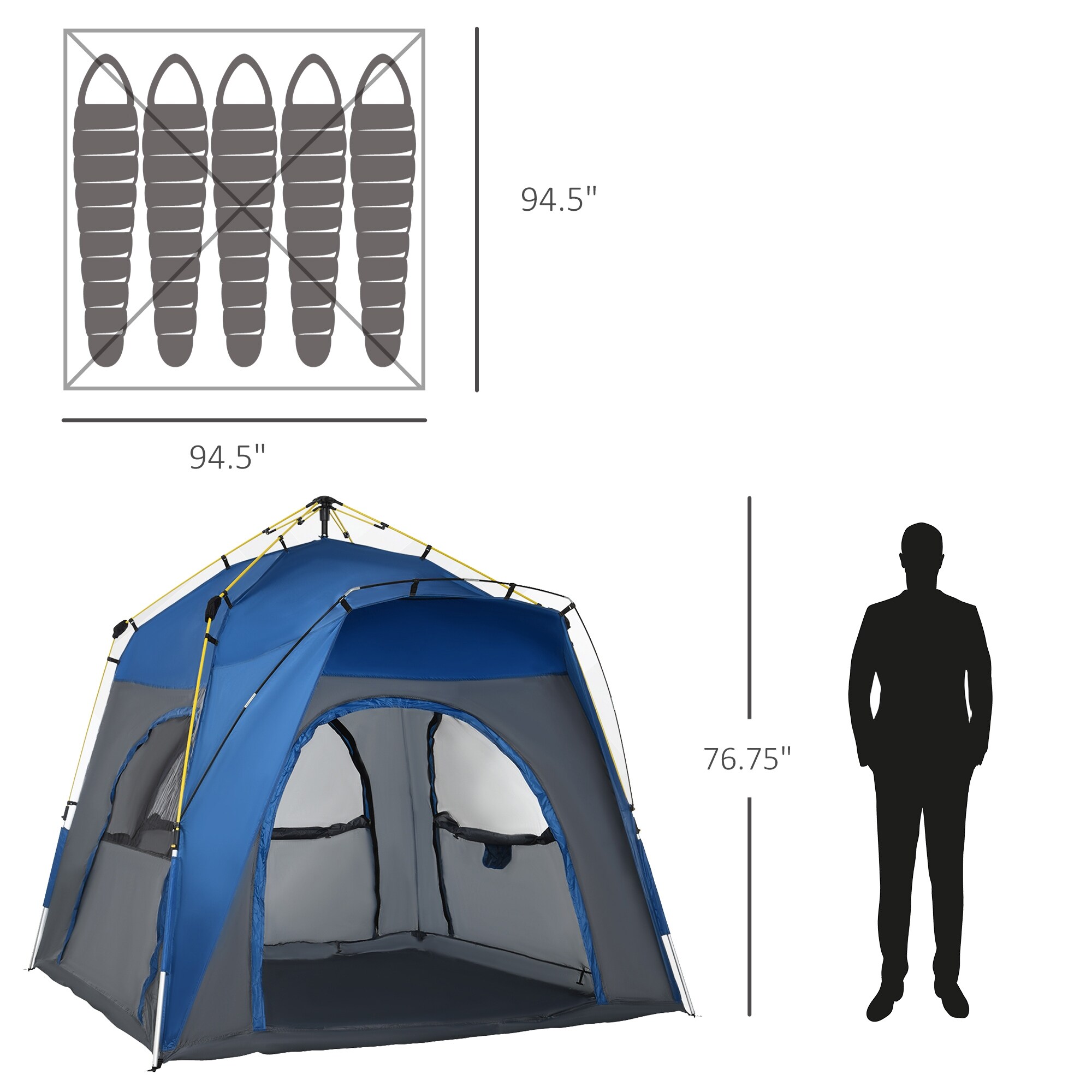 Hydraulic pop up tent sale