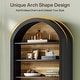 preview thumbnail 5 of 21, 78.7" Tall Modern Arched Bookcase