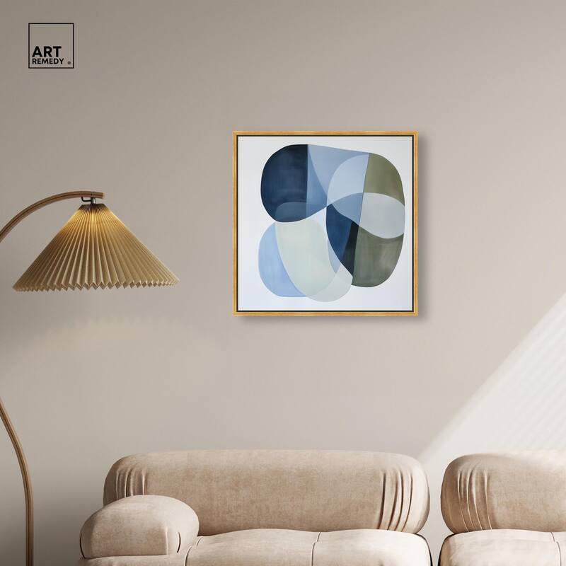 Serene Overlap II Canvas by Art Remedy