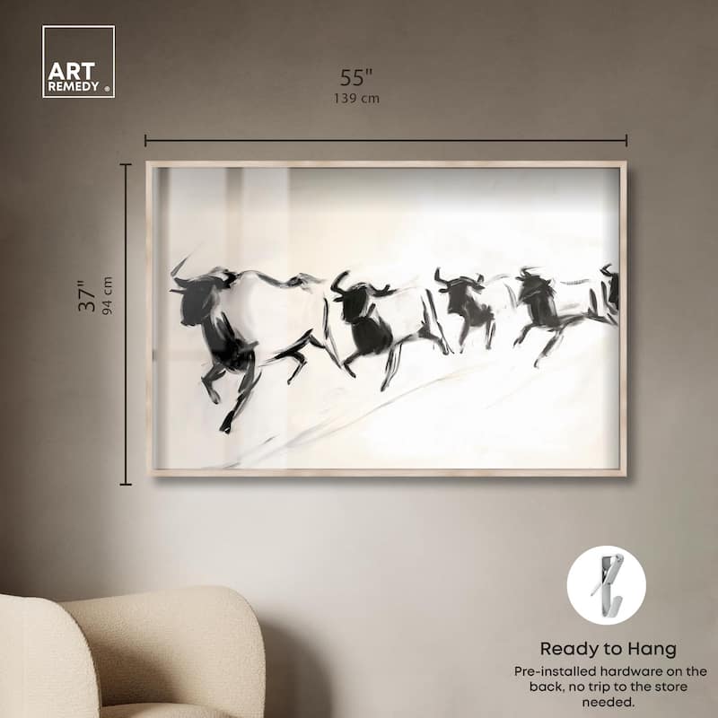Bovine II Shadowbox by Art Remedy