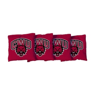Central Washington Wildcats Red Cornhole Bags