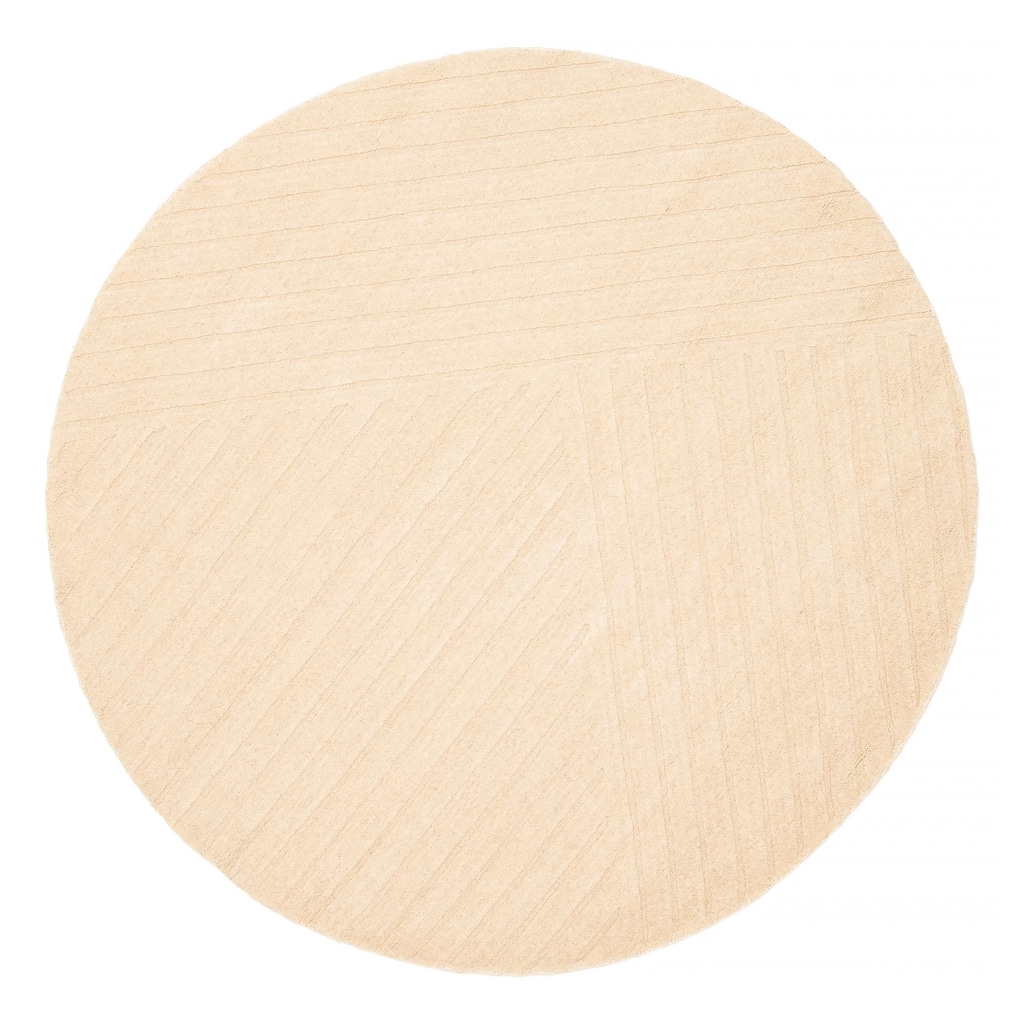 Kashkuli Gabbeh Beige Rug 5'4" x 5'4" - 5'4 x 5'4