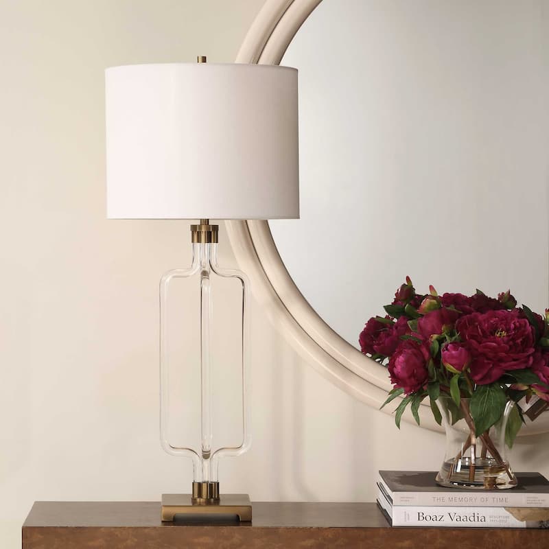 Uttermost Outline Cordless LED Table Lamp - 16.00" W x 30.75" H x 16.00" D