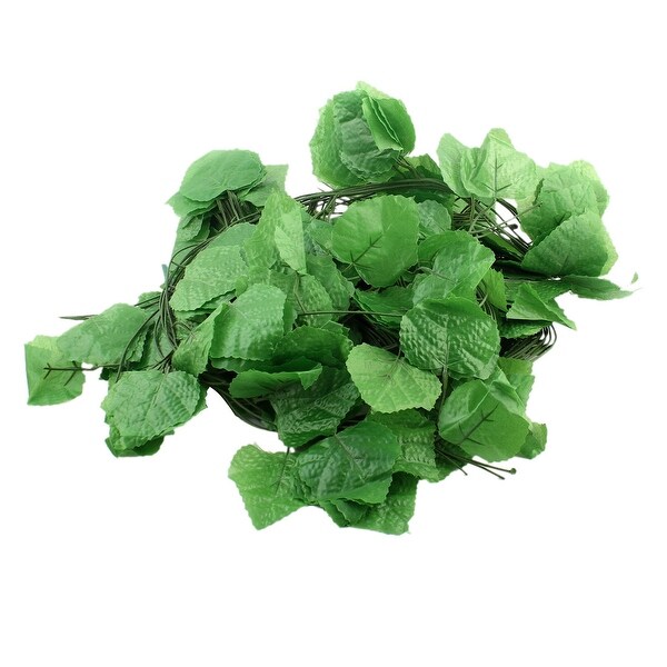 Unique BargainsHousehold Living Room Plastic Artificial Grape Vine Leaves Decoration 11pcs