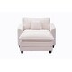 preview thumbnail 22 of 45, Organnice 40" Chenille Lounge Chair for Reading, Modern Couch Cozy Sofa Bed with Ottoman, Living Room Single Sofa Accent Chair