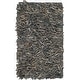 preview thumbnail 48 of 90, SAFAVIEH Handmade Leather Shag Alois Modern Rug 2' x 3' - Grey/Beige - Rectangle