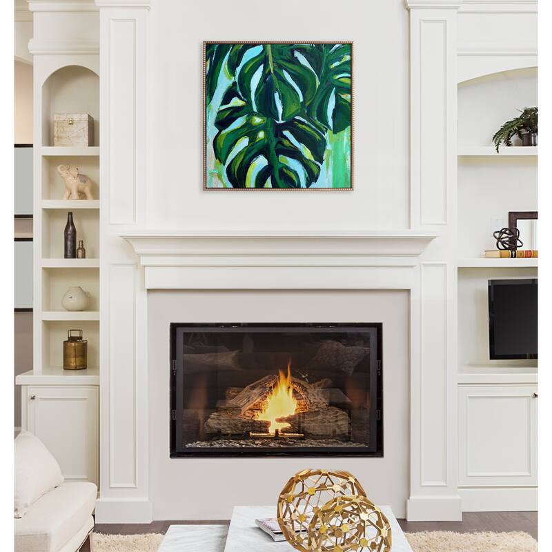 Kate and Laurel Sylvie Beaded Blank Framed Canvas