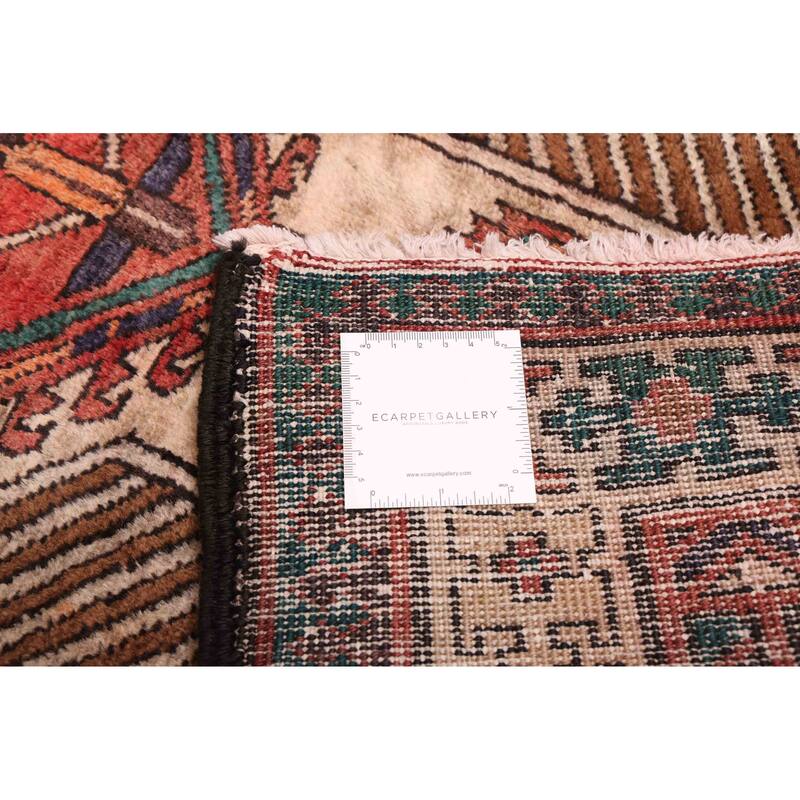 ECARPETGALLERY Hand-knotted Konya Anatolian Red Wool Rug - 3'5 x 10'6