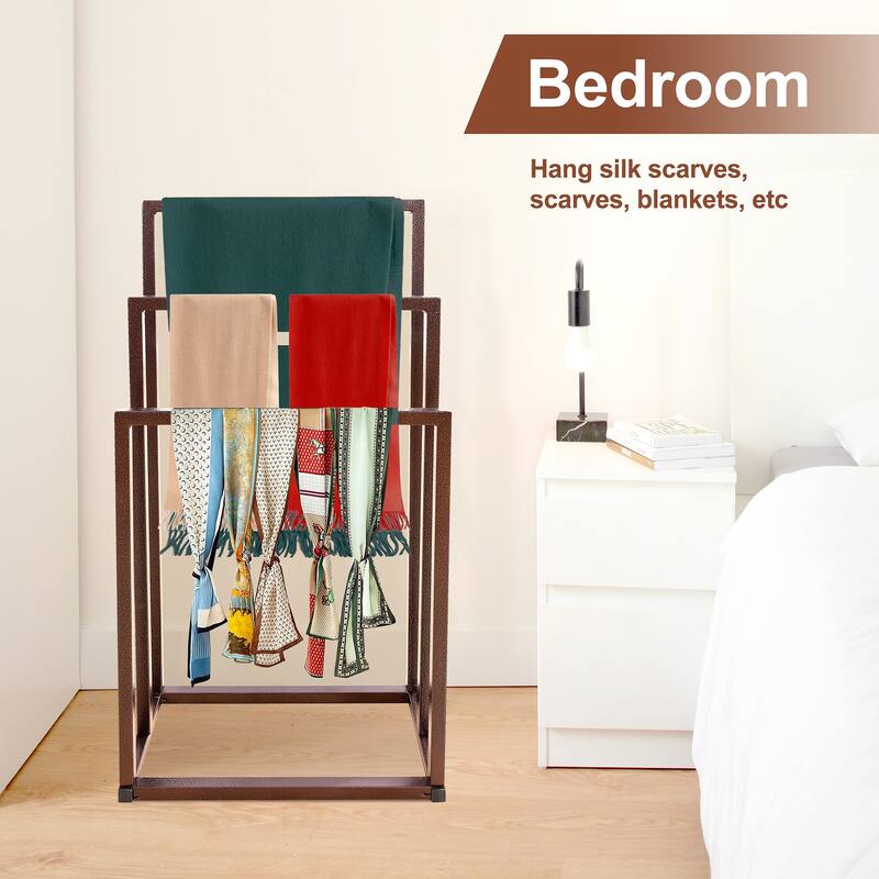 Metal Freestanding Towel Rack 3 Tiers Hand Towel Holder Organizer for Bathroom Accessories