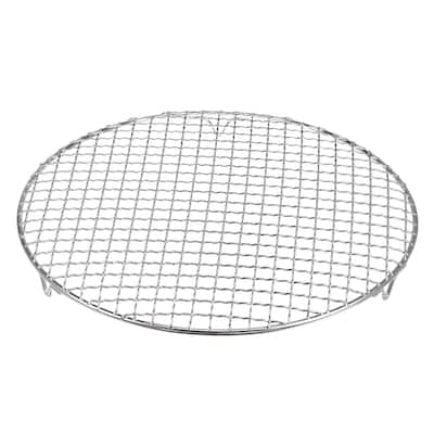 Round Cooking Rack 11.6-inch Stainless Steel Cross Wire Barbecue Grill with Legs